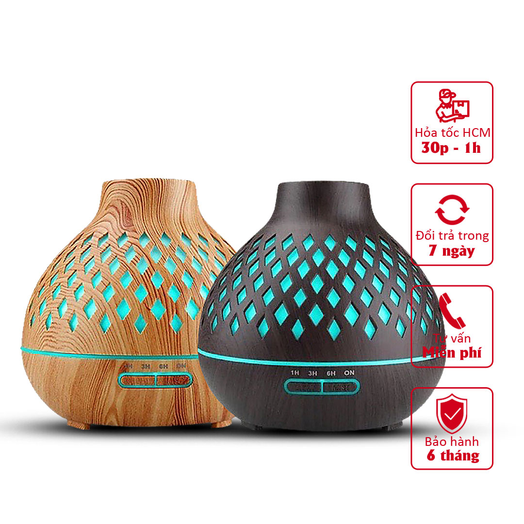 Máy xông tinh dầu đèn lồng lưới